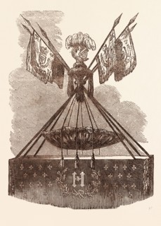 CRADLE OF HENRI IV, BORN AT PAU, DECEMBER 15, 1553.