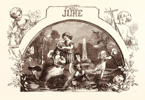 JUNE, calendar, year, month, monthly