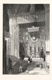 THE GRAND ALTAR OF THE CATHEDRAL OF SEVILLE, Spain