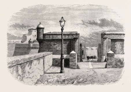 The Wall of Cadiz, Spain
