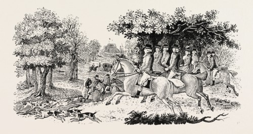 From The Chase, by W. Somerville, UK, britain, british, europe, united kingdom, great britain,