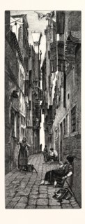 Small Calle near the Via Garibaldi, Venice, Italy