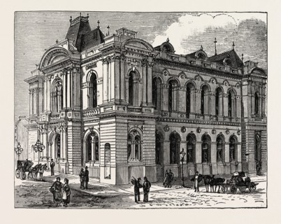 THE TOWNHALL, HUDDERSFIELD, UK, 1883