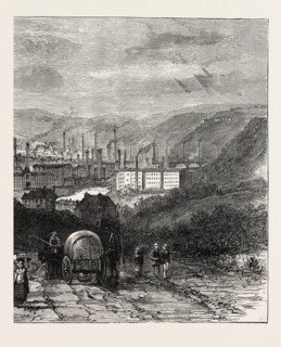 CASTLE HILL, HUDDERSFIELD, UK, 1883