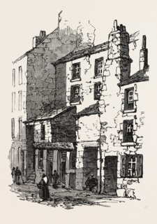 THE BRITISH ASSOCIATION AT DUNDEE: HOUSES IN OVERGATE, UK, 1867