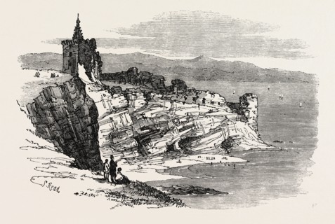 THE BRITISH ASSOCIATION AT DUNDEE: CASTLE OF ST. ANDREW'S, UK, 1867