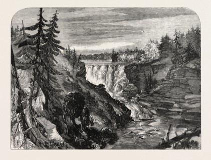 THE CANADIAN RED RIVER EXPLORING EXPEDITION: KAKABIKA (OR GRAND) FALLS, KAMINITIQUIA RIVER, LAKE