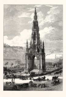 THE SCOTT MONUMENT, EDINBURGH, SCOTLAND, UK, 1871