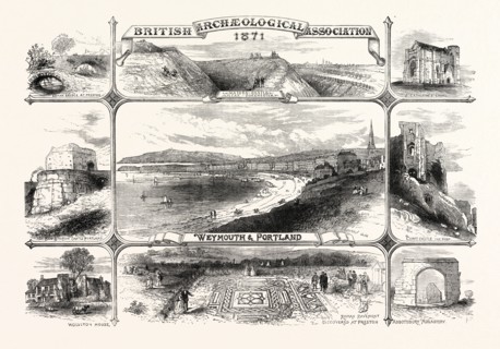PLACES VISITED BY THE BRITISH ARCHEOLOGICAL ASSOCIATION IN 1871: ROMAN BRIDGE AT PRESTON, BOW AND