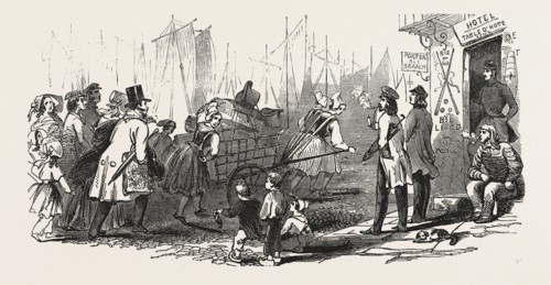 THE END OF THE SEASON, 1846, OFF TO PARIS: LUGGAGE PORTERS