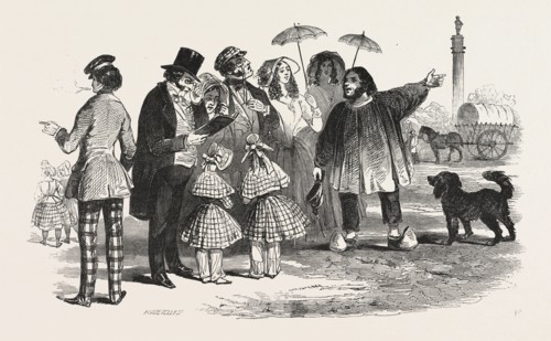 THE END OF THE SEASON, 1846, OFF TO PARIS: VIEWING THE COLUMN, AT BOULOGNE