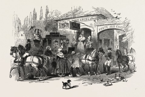 THE END OF THE SEASON, 1846, OFF TO PARIS: CHANGING HORSES