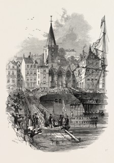 HER MAJESTY'S VISIT TO GUERNSEY. THE DEBARKATION. 1846