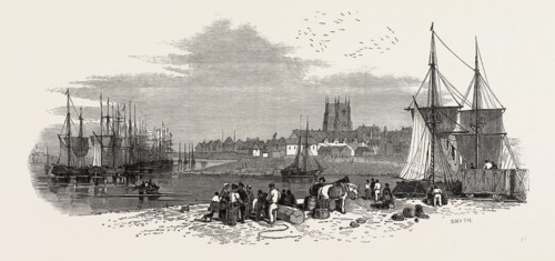 THE EAST ANGLIAN RAILWAY: THE PORT OF LYNN AND THE "HARBOUR BRANCH" OF THE RAILWAY, UK, 1847