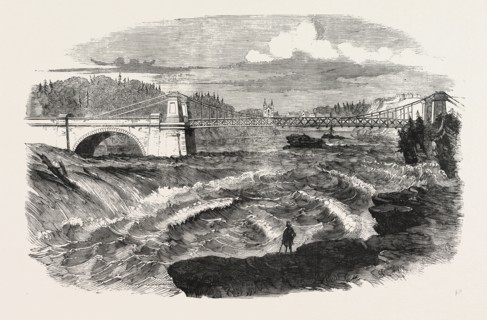 OTTAWA, THE PROPOSED CAPITAL OF CANADA, 1858