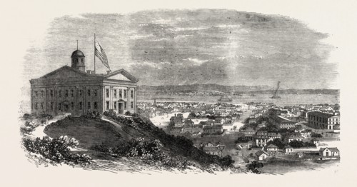 THE UNION PACIFIC RAILROAD OF AMERICA: OMAHA, NEBRASKA, EASTERN TERMINUS OF THE RAILWAY, VIEWED
