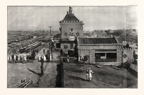 THE GRAND DURBAR AT RAWUL PINDI: ARRIVAL OF THE VICEROY OF INDIA, 1885