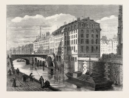 PARIS DEMOLITIONS: HOTEL DIEU, 1859