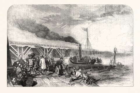 THE NEW HOLLAND FERRY ON THE HUMBER, BELONGING TOTHE MANCHESTER, SHEFFIELD, AND LINCOLNSHIRE