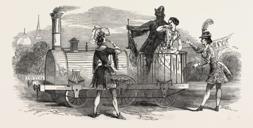 CHRISTMAS AT THE THEATRES: HAYMARKET, SCENE FROM "THE WORLD UNDERGDOUND." 1848