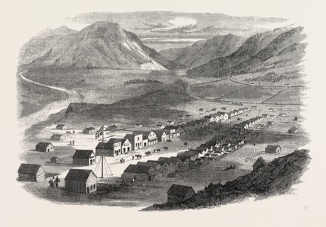 SKETCHES FROM BRITISH COLUMBIA: LILLOETT, ON THE FRASER RIVER, 1864