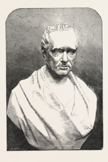 BUST OF THE LATE MR. GEORGE STEPHENSON, 1858