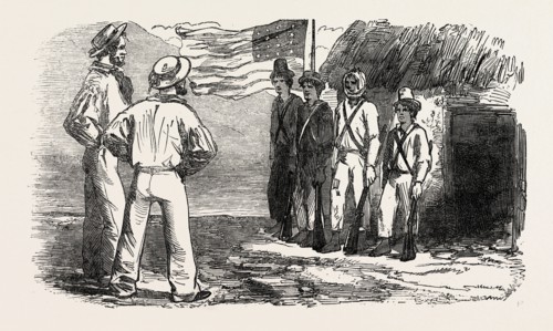 TIGRE ISLAND, THE UNITED STATES GARRISON, 1850