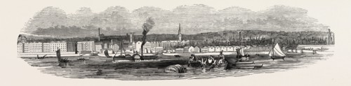 LIVERPOOL, FROM WOODSIDE, IN 1846, UK