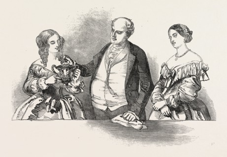 THE LORD MAYOR'S VISIT TO OXFORD: "THE GRACE CUP," AT OXFORD, UK, 1846
