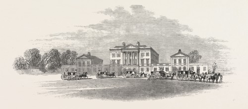 THE LORD MAYOR'S VIEW OF THE THAMES: ARRIVAL OF THE CIVIC PARTY AT BASILDON HOUSE, UK, 1846
