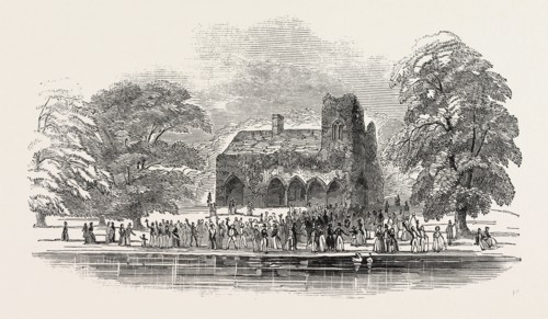 THE LORD MAYOR'S VIEW OF THE THAMES: MEDMENHAM ABBEY, UK, 1846