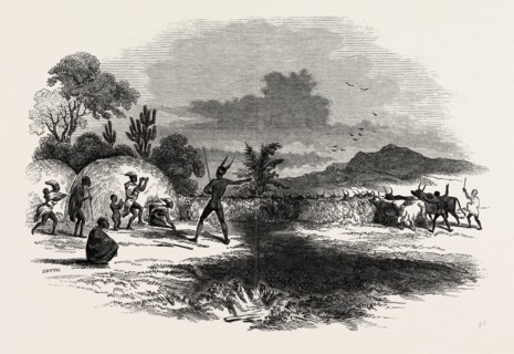 SCENE IN KAFFIRLAND, MAY 1, 1846
