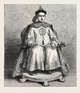 THE YOUNG EMPEROR OF CHINA, TUNG-CHE, WHANG-TI, 1873