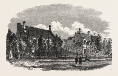 THE MUSEUM, GOVERNMENT BUILDINGS, CANTERBURY, NEW ZEALAND, 1868