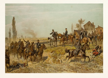 MOLTKE AWAITS THE SECOND CORPS ON THE 18TH OF AUGUST 1871 NEAR GRAVELOTTE. The Franco-Prussian War