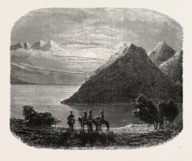 VIEW ON LAKE BAIKAL, SIBERIA