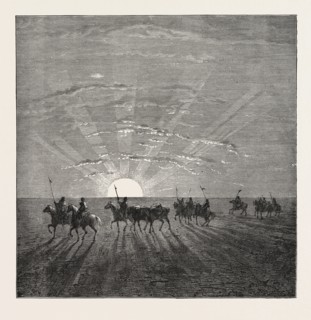 SCENE IN THE DESERT OF GOBI