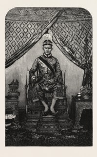 THE "SECOND KING" OF SIAM IN HIS STATE ROBES