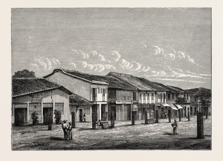 STREET VIEW IN SAIGON.