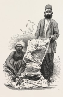 SINGHALESE CLOTH SELLER