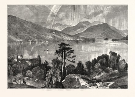 VIEW OF LAKE GEORGE, NEW YORK STATE, UNITED STATES OF AMERICA