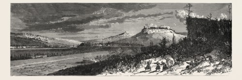 Franco-Prussian War: The French position on 21 December 1870. From left to right: Gournay, Noisy Le