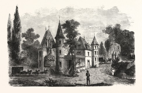 Franco-Prussian War: Bellevue Palace at Sedan, where the meeting between king William and Napoleon