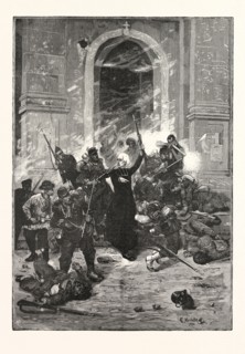 Franco-Prussian War: The battle of Bazeilles, France
