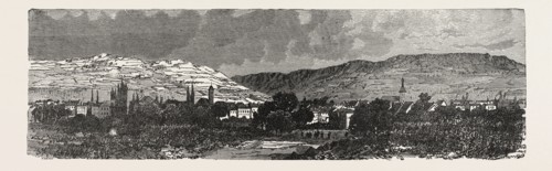 Franco-Prussian War: View of Nuits, France