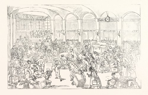 Franco-Prussian War: Departing from Paris, France