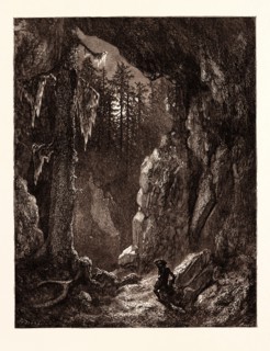 CHACTAS SEEKING FOR THE GRAVES OF FATHER AUBRY AND ATALA, BY Gustave Doré. Dore, 1832 - 1883,
