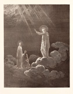 CHARLES MARTEL, BY Gustave Doré. Dore, 1832 - 1883, French. Engraving for The Divine Comedy, Divina