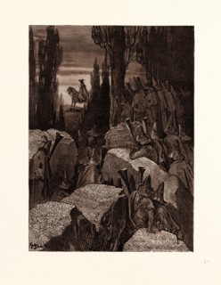 MUNCHAUSEN AMONG THE BRIGANDS, BY GUSTAVE DORE