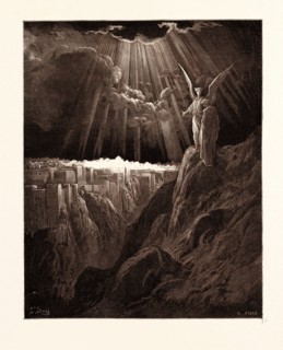 THE ANGEL SHOWING JERUSALEM IN RUINS TO SAINT JOHN, BY GUSTAVE DORE